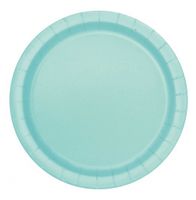 feestborden mintgroen 18 cm 16-stuks - thumbnail
