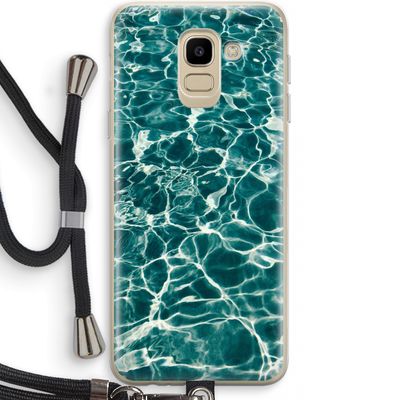 Weerkaatsing water: Samsung Galaxy J6 (2018) Transparant Hoesje met koord