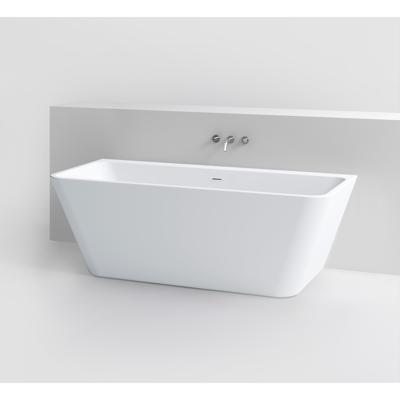 Clou InBe Ligbad Wandmodel Back to Wall 170x75x58 cm Acryl Wit Met Viega Badafvoer en Overloop Wit Clou