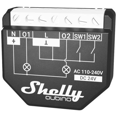 Shelly Shelly Qubino Wave 2PM Schakelactor Z-Wave, Z-Wave+