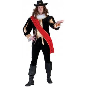 Carnavals musketierspak voor mannen