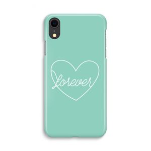 Forever heart pastel: iPhone XR Volledig Geprint Hoesje