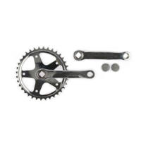 Vinty crankstel 36t. spieloos 130mm 1/8 zilver