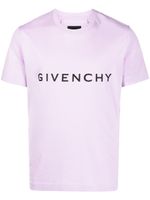 Givenchy t-shirt à logo imprimé - Violet
