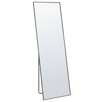 Beliani BEAUVAIS - Staande spiegel-Zwart-Aluminium - thumbnail