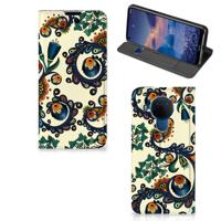 Telefoon Hoesje Nokia 5.4 Barok Flower Telefoon Hoesje Nokia 5.4 Barok Flower