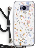 Terrazzo N°8: Samsung Galaxy S8 Plus Transparant Hoesje met koord