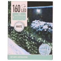 Kerstverlichting lichtnetten/netverlichting 200 x 100 cm helder wit   -