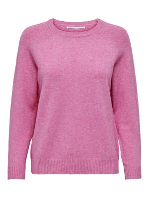 Only Onllesly Kings L/s Pullover Knt Noos 15170427 Trui Carmine Rose Melange