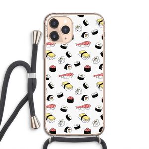 Sushi time: iPhone 11 Pro Transparant Hoesje met koord