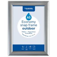 Europel clicklijst Economy, waterdicht, lijst 25 mm, ft A5, zilver