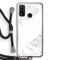 Biggest stripe: Huawei P Smart (2020) Transparant Hoesje met koord