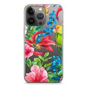 Papegaaien: iPhone 13 Pro Transparant Hoesje