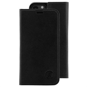 JT Berlin Tegel iPhone 12/12 Pro Flip Leren Hoesje - Zwart