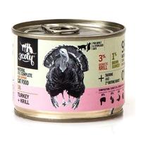 3COTY 18. Turkey with krill Coat support - nat kattenvoer - 180g