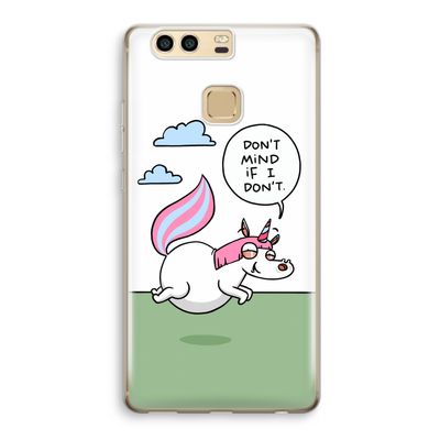 Unicorn: Huawei P9 Transparant Hoesje