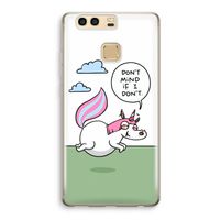 Unicorn: Huawei P9 Transparant Hoesje
