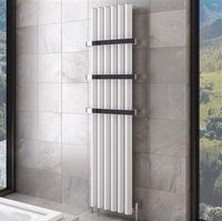Eastbrook Burford radiator 35x180cm aluminium 1209W wit mat - thumbnail