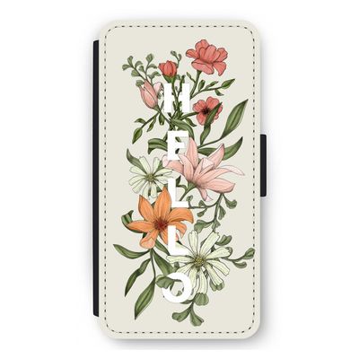 Hello bloemen: iPhone 12 Pro Max Flip Hoesje