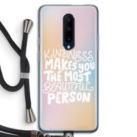 The prettiest: OnePlus 7 Pro Transparant Hoesje met koord