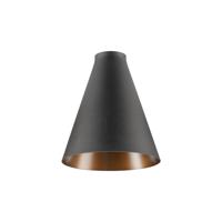 SLV LampenkapLalu Cone zwart 17cm - 1010084