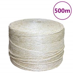 Touw 4 mm 500 m 100% sisal