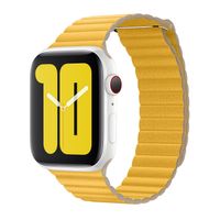 Apple origineel Leather Loop Apple Watch medium 42mm / 44mm / 45mm / 49mm Meyer Lemon - MXAD2ZM/A - thumbnail