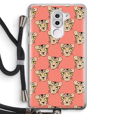Tijger: Honor 6X Transparant Hoesje met koord