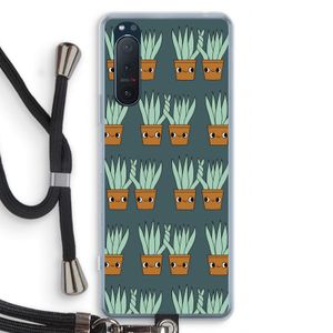 Sansevieria: Sony Xperia 5 II Transparant Hoesje met koord