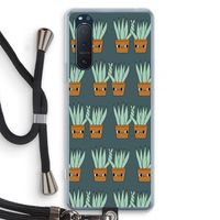Sansevieria: Sony Xperia 5 II Transparant Hoesje met koord