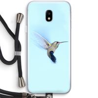 Kolibri: Samsung Galaxy J3 (2017) Transparant Hoesje met koord
