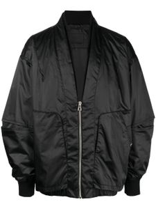 SONGZIO veste bomber à design sans col - Noir