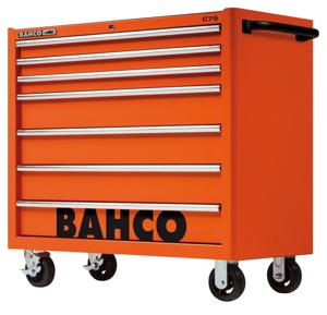 Bahco Gereedschapswagen &apos;classic&apos; C75 40" met 7 lades | blauw | 986 mm x 501 mm x 1100 mm - 1475KXL7BLUE