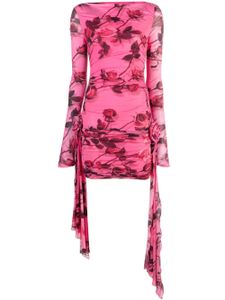 Blumarine robe courte à imprimé floral - Rose