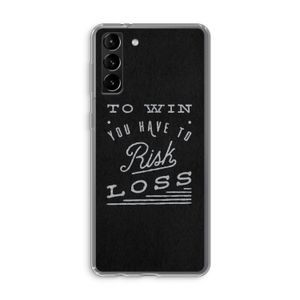 Risk loss: Samsung Galaxy S21 Plus Transparant Hoesje
