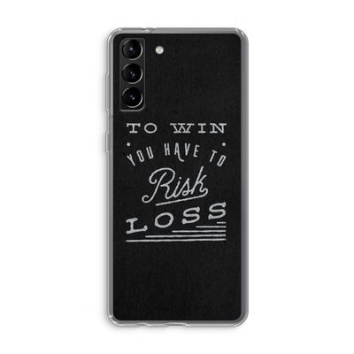 Risk loss: Samsung Galaxy S21 Plus Transparant Hoesje