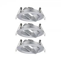 Paulmann 92490 EBL Choose Inbouwring Set van 3 stuks 10 W Aluminium (gedraaid) - thumbnail