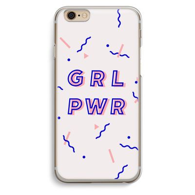 GRL PWR: iPhone 6 / 6S Transparant Hoesje