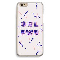 GRL PWR: iPhone 6 / 6S Transparant Hoesje