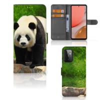 Samsung Galaxy A72 | Telefoonhoesje | Met pasjeshouder | Panda