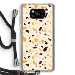 Terrazzo N°13: Xiaomi Poco X3 NFC Transparant Hoesje met koord