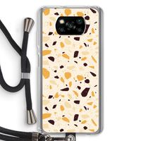 Terrazzo N°13: Xiaomi Poco X3 NFC Transparant Hoesje met koord