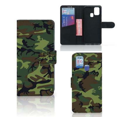 Samsung Galaxy M31 | Telefoon Hoesje | Army Dark