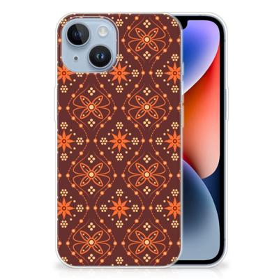 Apple iPhone 14 | TPU bumper | Batik Brown