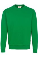 HAKRO 471 Comfort Fit Sweatshirt ronde hals groen, Effen