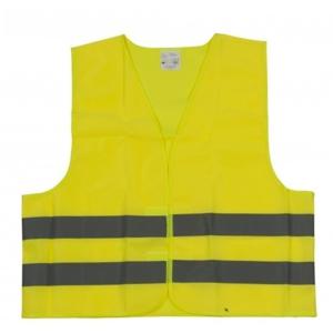 Veiligheidsvest - 1x - reflecterend - voor kinderen 3 tot 12 jaar - fluor geel