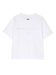 MM6 Maison Margiela Kids t-shirt à logo imprimé - Blanc