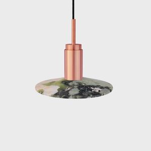 Anour Donya Onyx Solar Hanglamp - Gemixte kap - Geborsteld koper