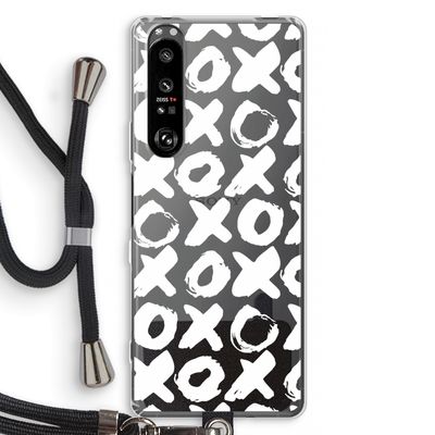 XOXO: Sony Xperia 1 III Transparant Hoesje met koord