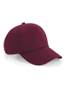 Beechfield CB25 Authentic 5 Panel Cap - Burgundy - One Size